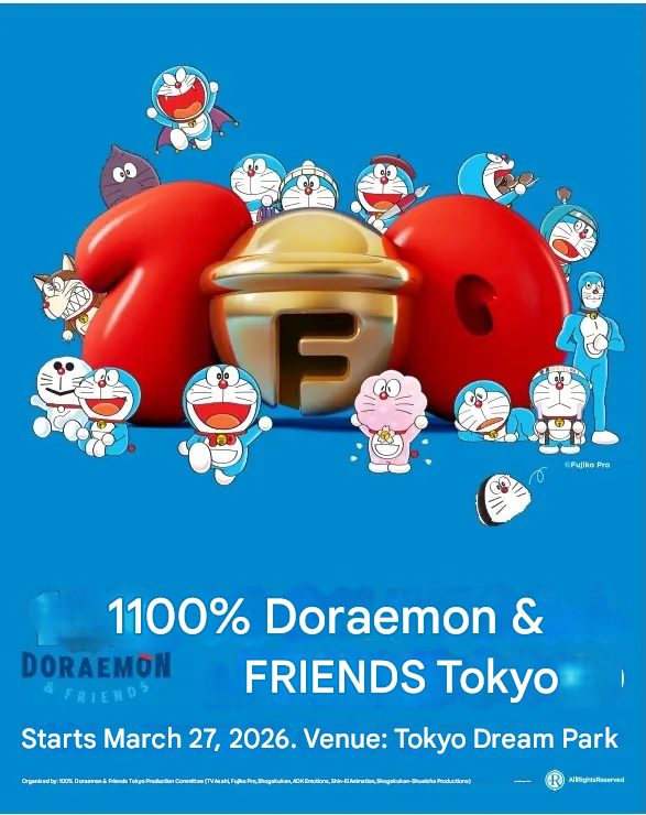 100% Doraemon & Friends in Tokyo poster